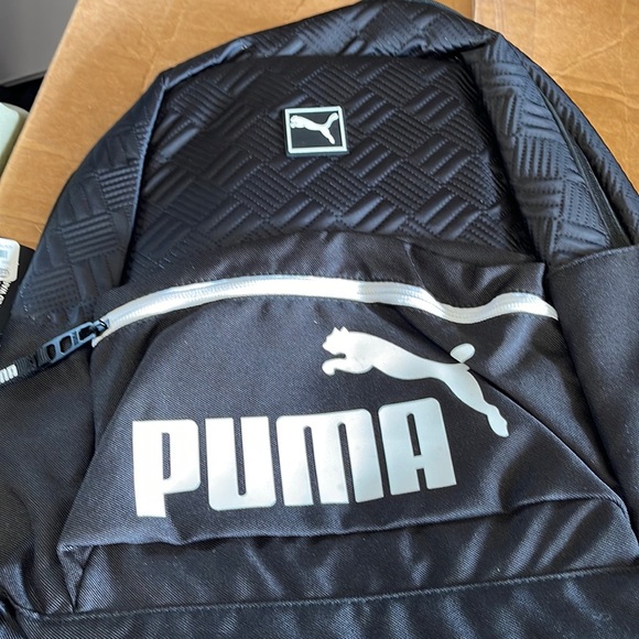 Other - New Puma Backpack black with laptop sleeve new with tags
